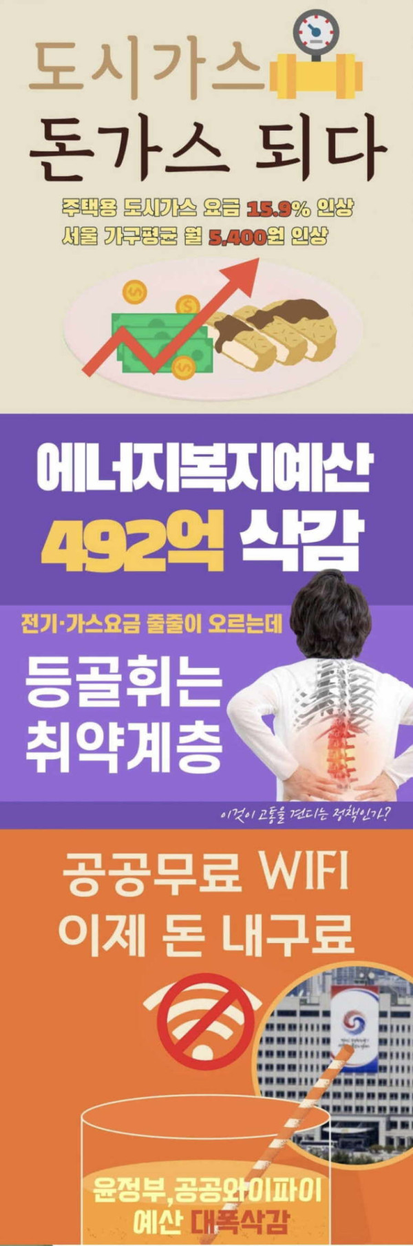 윤정부의 무시무시한 절약정신